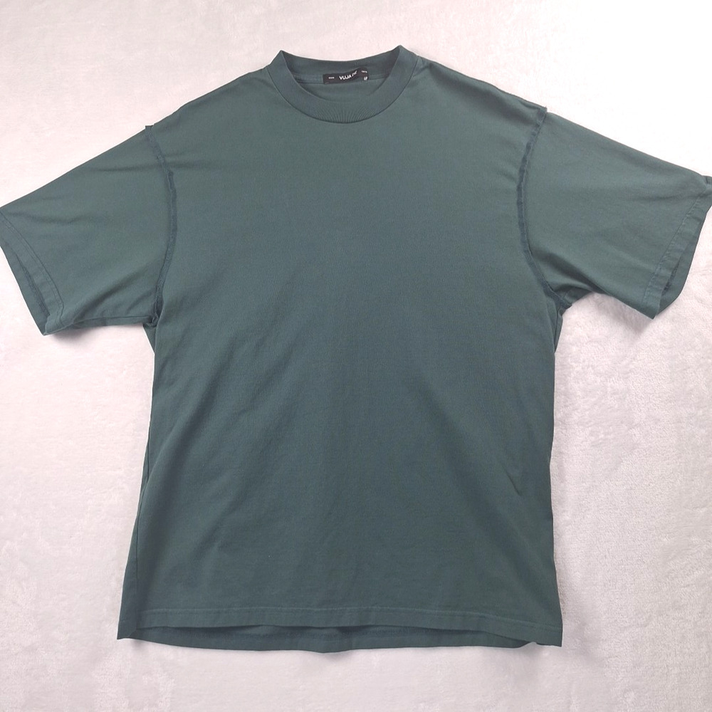 Vuja De T-Shirt Green Medium 100% Cotton